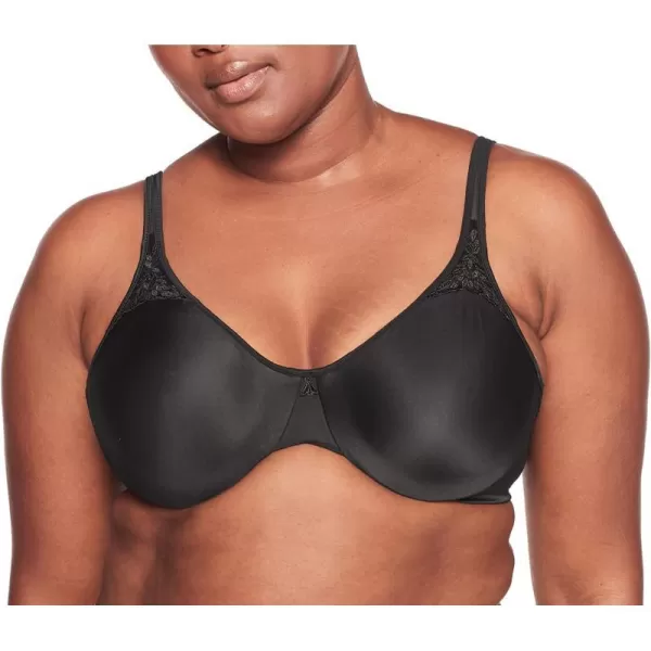 Bali Womens Passion for Comfort Minimizer Bra Fullcoverage Underwire Bra Seamless CupsBlack