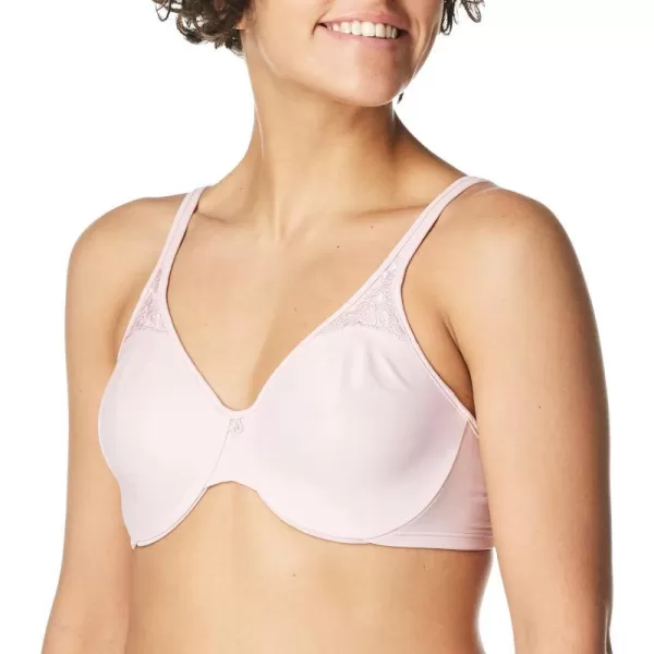 Bali Womens Passion for Comfort Minimizer Bra Fullcoverage Underwire Bra Seamless CupsHush Pink