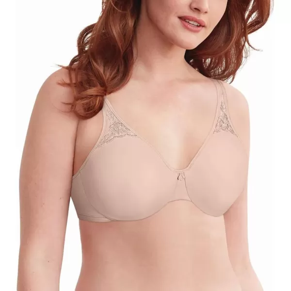 Bali Womens Passion for Comfort Minimizer Bra Fullcoverage Underwire Bra Seamless CupsSandshell