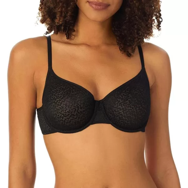 DKNY Womens Modern Lace Unlined Demi BraBlack