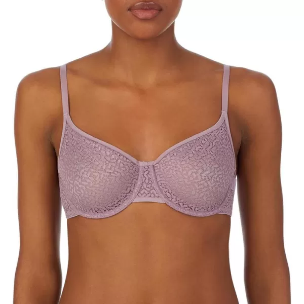 DKNY Womens Modern Lace Unlined Demi BraElderberry