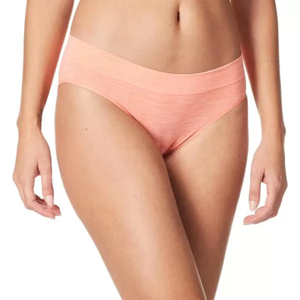 DKNY Womens Seamless Litewear Bikini PantyCoral Heather