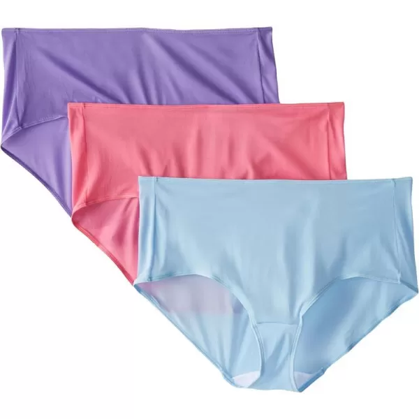 Hanes Womens Microfiber Brief Multipack3 Assorted 3pack