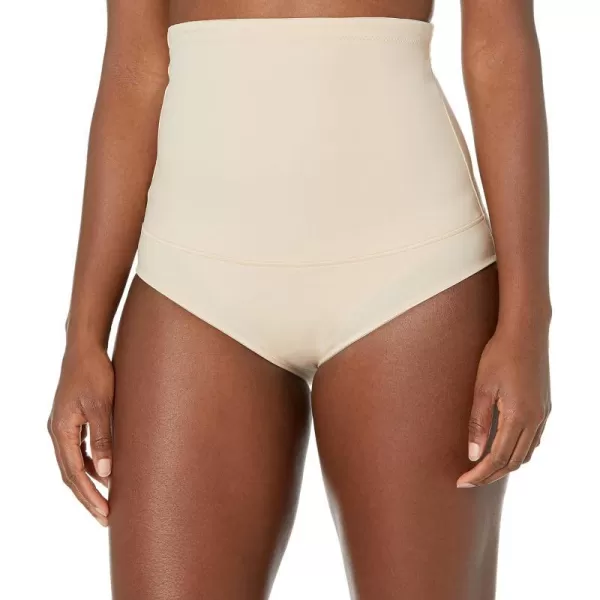 Maidenform Womens Firm Control HighWaist Shaping Brief Cool Comfort Shapewear Brief1 Latte Lift