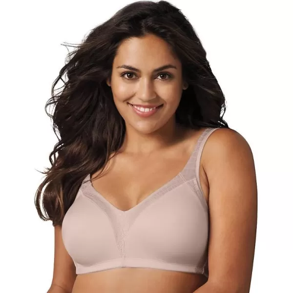 Playtex Womens 18 Hour Back Smoother with Comfort Strap Full Coverage Bra US4E77Sandshell