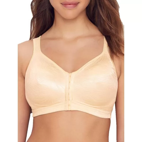 Playtex Womens 18 Hour Front Close Wirefree Back Support Posture Full Coverage Bra USE525Light Beige