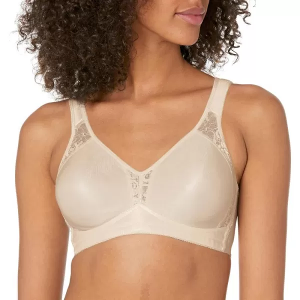 Playtex Womens 18 Hour Seamless ComfortFlex WireFree Bra US4395Light Beige