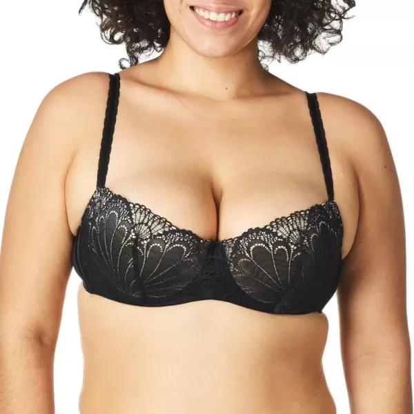 Wonderbra Womens Refined Glamour Balconette BraBlack