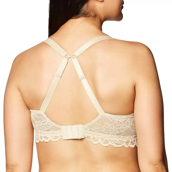 Bali Lace Desire Wireless Bra FullCoverage Wirefree Bra ComfortFlex Fit Convertible Bra for Everyday WearLatte Lift