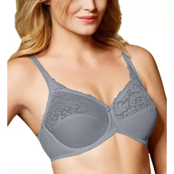 Bali Lilyette Minimizer Bra Lacey Underwire Bra with FullCoverage amp Natural Support Underwire Bra for Everyday WearBlack