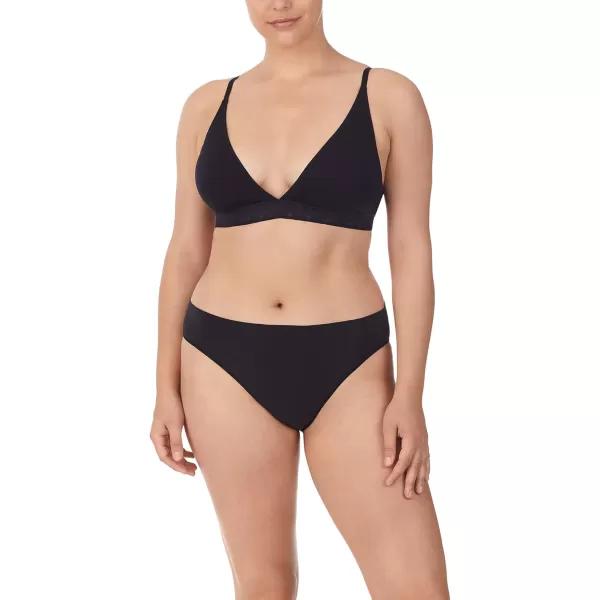 DKNY Seamless Litewear Rib Bralette BraBlack