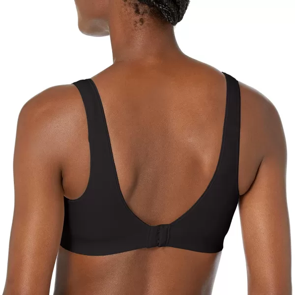 Hanes Womens Wireless Bra with Cooling Seamless Smooth Comfort Wirefree TShirt BraBlack