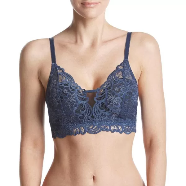 Bali Lace Desire Wireless Bra FullCoverage Wirefree Bra ComfortFlex Fit Convertible Bra for Everyday WearIn the NavyBlack Combo