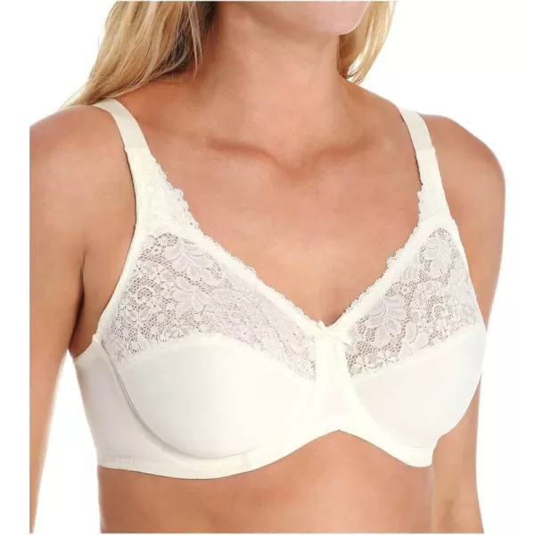 Bali Lilyette Minimizer Bra Lacey Underwire Bra with FullCoverage amp Natural Support Underwire Bra for Everyday WearPearl