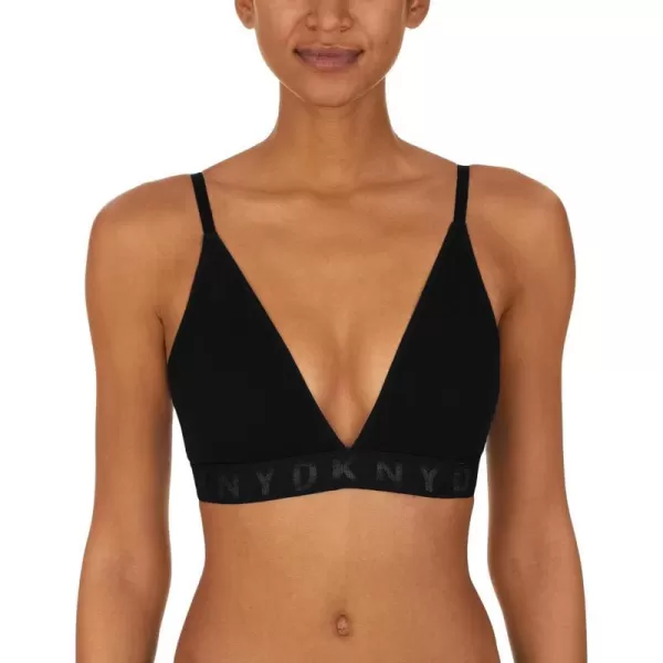 DKNY Seamless Litewear Rib Bralette BraBlack