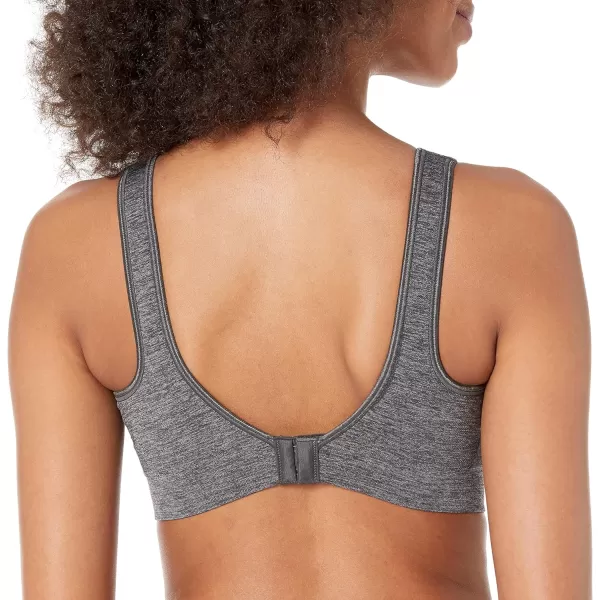 Bali Womens Comfort Revolution Wireless ComfortFlex Fit FullCoverage Bra Df3488Gravel Grey Heather