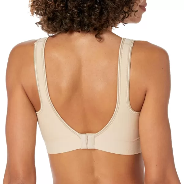 Bali Womens Comfort Revolution Wireless ComfortFlex Fit FullCoverage Bra Df3488Nude