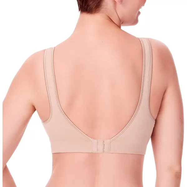 Bali Womens Comfort Revolution Wireless ComfortFlex Fit FullCoverage Bra Df3488Nude Heather