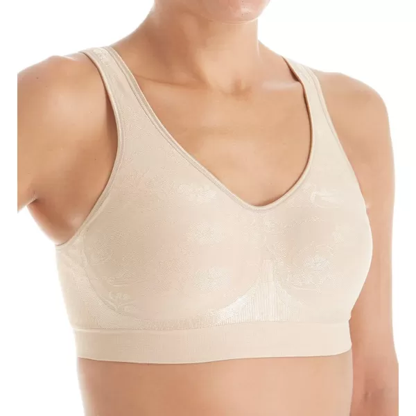 Bali Womens Comfort Revolution Wireless ComfortFlex Fit FullCoverage Bra Df3488White