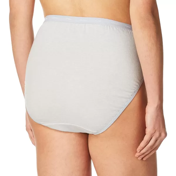 Bali Womens Full Fit Cotton Stretch HiCut PantyGrey Sky Heather