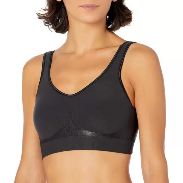 Bali Womens Comfort Revolution Wireless ComfortFlex Fit FullCoverage Bra Df3488Black