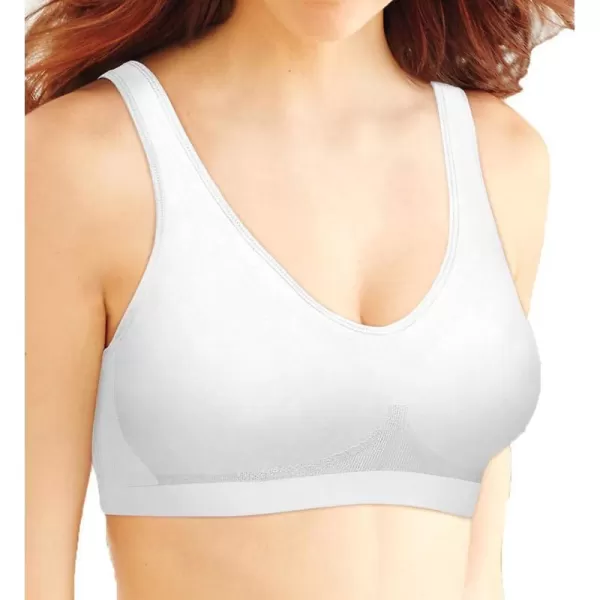 Bali Womens Comfort Revolution Wireless ComfortFlex Fit FullCoverage Bra Df3488White