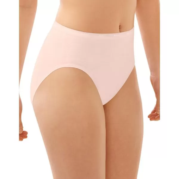 Bali Womens Full Fit Cotton Stretch HiCut PantySilken Pink