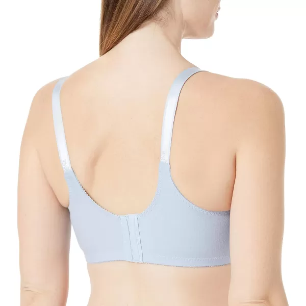 Bali Double Support Wireless Bra FullCoverage Wirefree TShirt Bra Comfortable Cotton Wirefree Bra Our Best Everyday BraBlue Flight