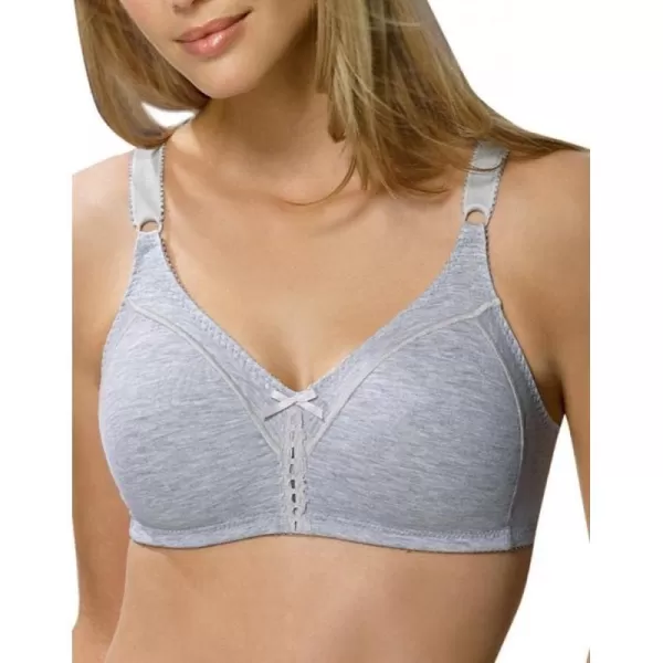 Bali Double Support Wireless Bra FullCoverage Wirefree TShirt Bra Comfortable Cotton Wirefree Bra Our Best Everyday BraHeather Grey