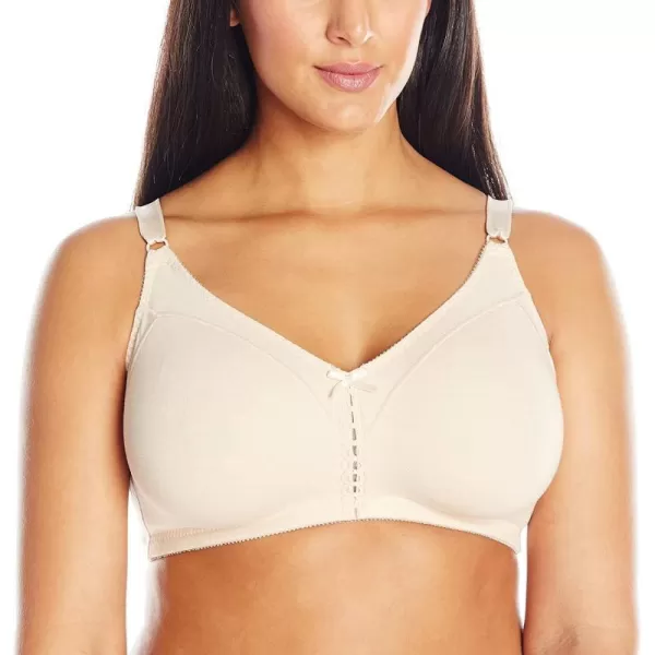 Bali Double Support Wireless Bra FullCoverage Wirefree TShirt Bra Comfortable Cotton Wirefree Bra Our Best Everyday BraSoft Taupe