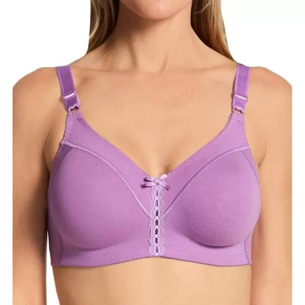 Bali Double Support Wireless Bra FullCoverage Wirefree TShirt Bra Comfortable Cotton Wirefree Bra Our Best Everyday BraTinted Lavender