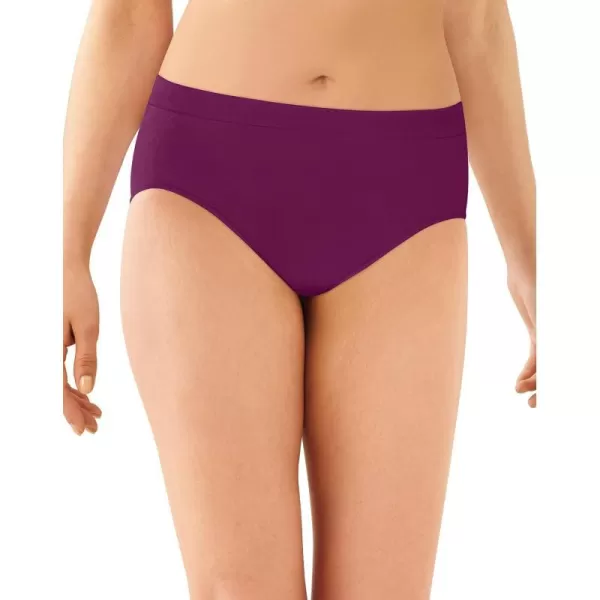 Bali Womens Panties Hi Cut Panties for Everyday Comfort Smoothing Underwear Seamless Hi Cut Panty Colors May VaryVenetian Purple