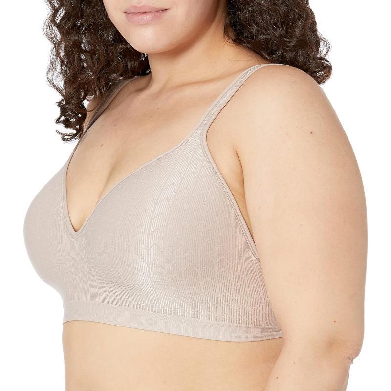 Bali Comfort Revolution Black Wirefree Bra – Women’s 228781, Fits 32B, 32C, 32D, 34B