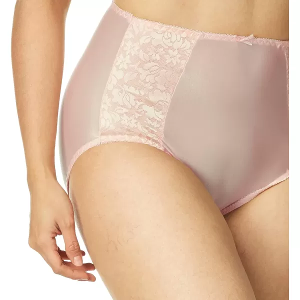 Bali Double Support Womens Cool Comfort Underwear Full Coverage Brief PantyBlushing Pink