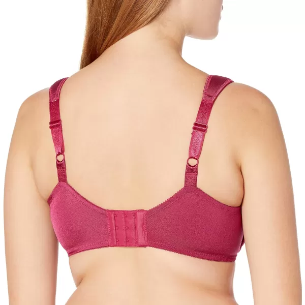 Bali Live It Up Underwire Bra Seamless Shapewear Bra with Cushioned Straps FullCoverage TShirt Bra for Everyday WearSpice Market Red