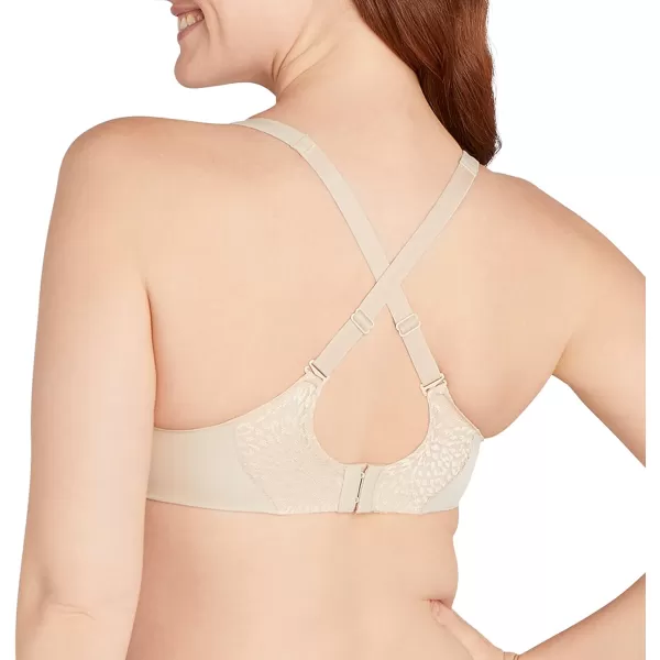 Bali Womens Comfort Revolution Soft Touch Perfect TShirt Underwire Bra Df3468Almond