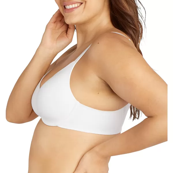 Bali Womens Comfort Revolution Soft Touch Perfect TShirt Underwire Bra Df3468White