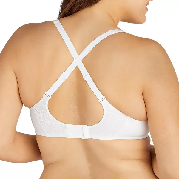 Bali Womens Comfort Revolution Soft Touch Perfect TShirt Underwire Bra Df3468White