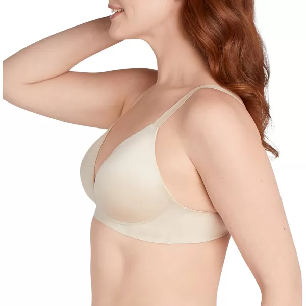 Bali Womens Comfort Revolution Soft Touch Perfect TShirt Wirefree Bra Df3460Almond