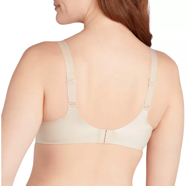 Bali Womens Comfort Revolution Soft Touch Perfect TShirt Wirefree Bra Df3460Almond