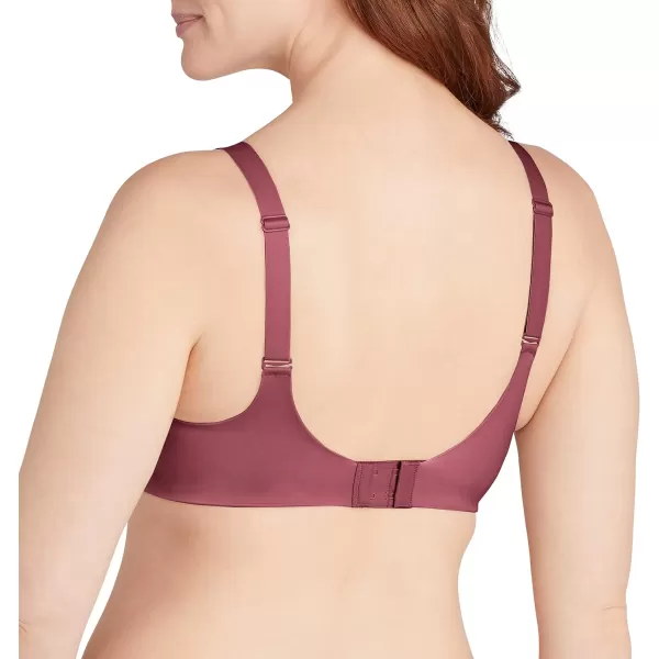 Bali Womens Comfort Revolution Soft Touch Perfect TShirt Wirefree Bra Df3460Rustic Berry Red