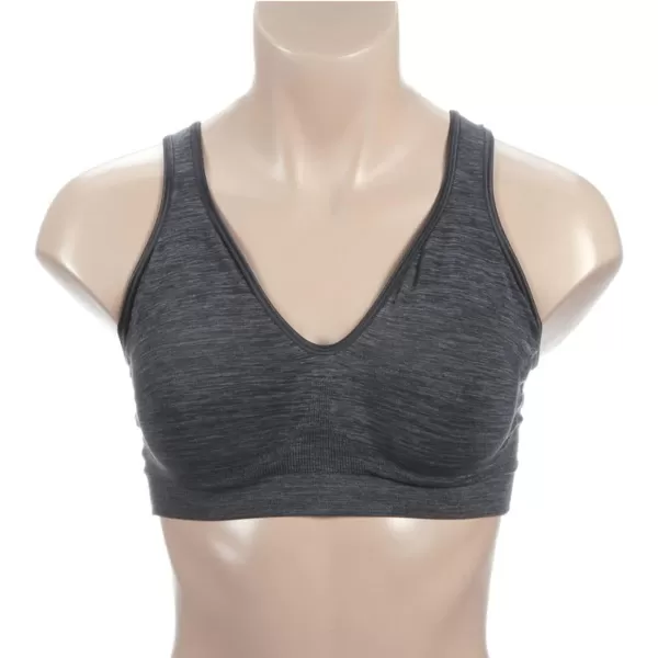 Bali Womens Comfort Revolution Wireless Bra FullCoverage TShirt Bra Retired ColorsBlack Retro