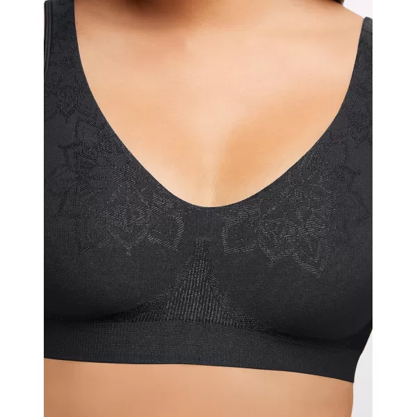 Bali Womens Comfort Revolution Wireless Bra FullCoverage TShirt Bra Retired ColorsBlue Flight Aztec