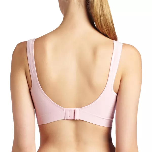 Bali Womens Comfort Revolution Wireless Bra FullCoverage TShirt Bra Retired ColorsPink Sands