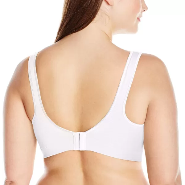 Bali Womens Comfort Revolution Wireless Bra FullCoverage TShirt Bra Retired ColorsWhite