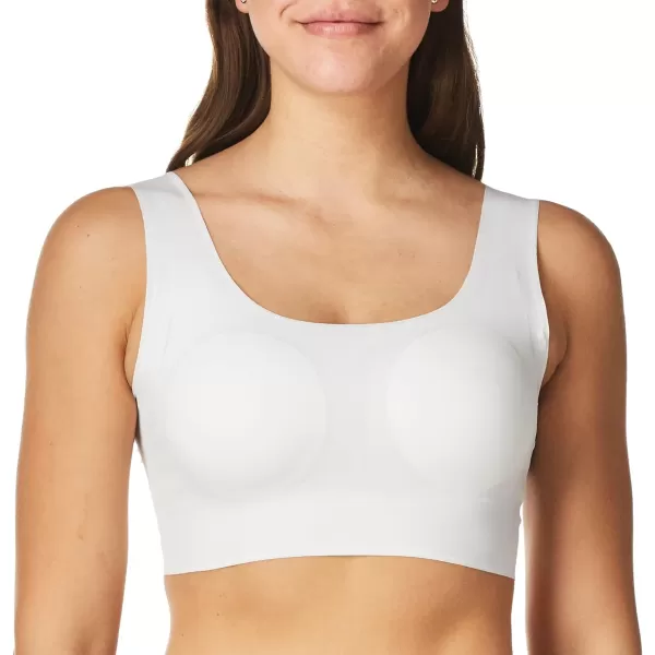 Bali Womens Comfort Revolution Wireless Tshirt Bra Fullcoverage Pullover Bra Df3491White