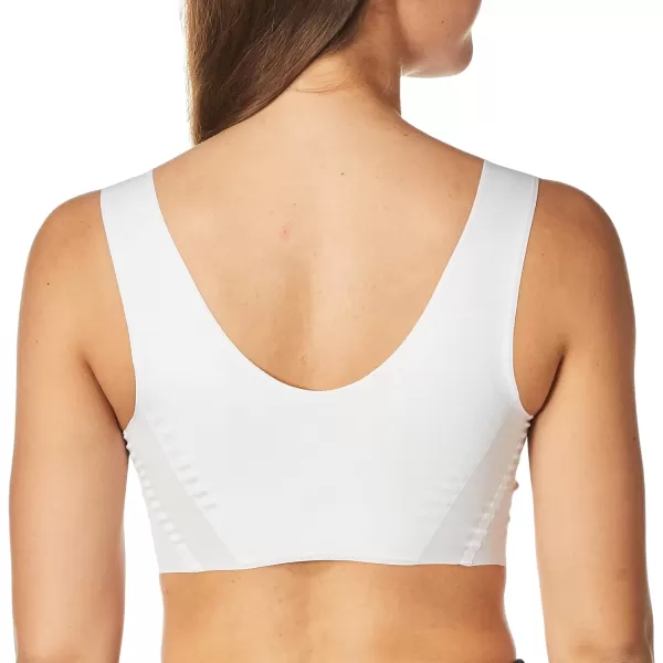 Bali Womens Comfort Revolution Wireless Tshirt Bra Fullcoverage Pullover Bra Df3491White