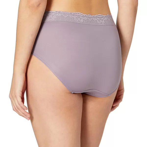 Bali Womens Passion For Comfort Brief Panties Seamless Stretch Brief UnderwearPerfectly Purple