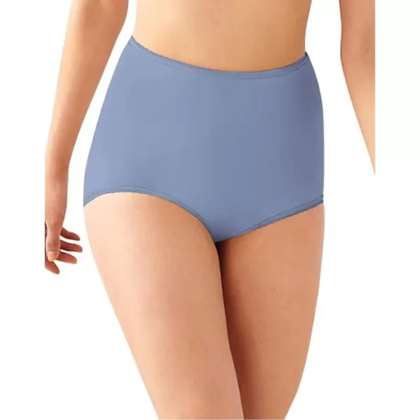 Bali Womens Skimp Skamp Panties Smoothing Stretch Brief Underwear1 Pack  Chateau Blue