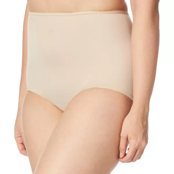 Bali Womens Skimp Skamp Panties Smoothing Stretch Brief Underwear1 Pack  Nude